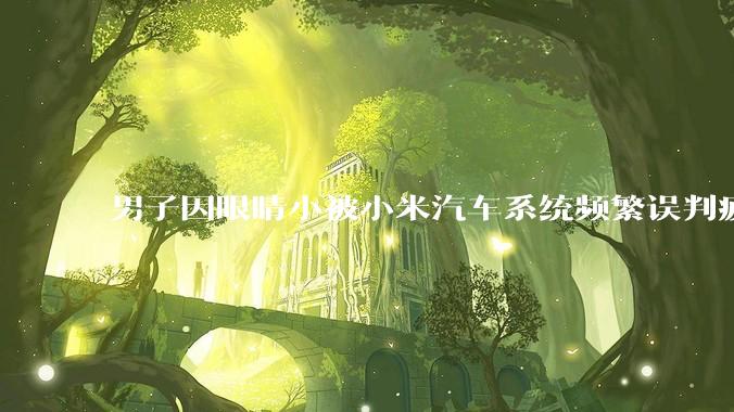 男子因眼睛小被小米汽车系统频繁误判疲劳驾驶,一路提醒20多次,这是智能汽车通病吗?怎么解决该 bug?