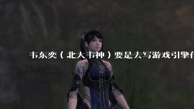 韦东奕(北大韦神)要是去写游戏引擎代码,能不能把虚幻引擎按在地上摩擦?数学好真能‘降维打击吗?
